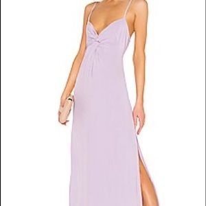 Capulet Judith Front Knot Maxi dress in Lavender size Small